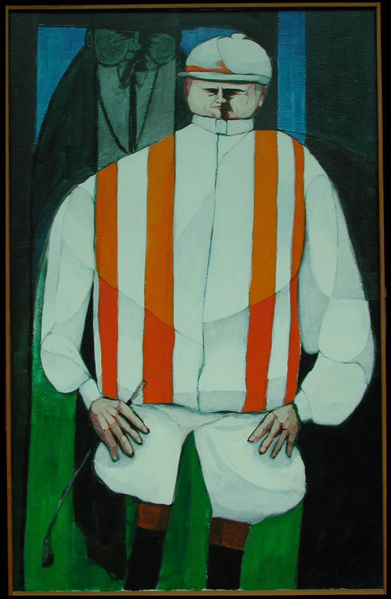 The Jockey, 1964, acrylic on canvas
